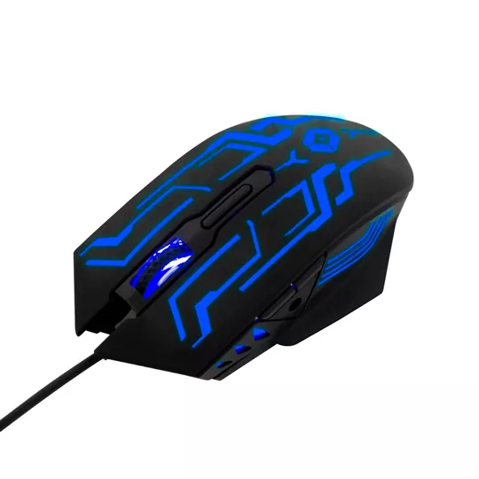 MOUSE GAMER ALAMBRICO USB RGB VORTRED BY PERFECT CHOICE NEGRO