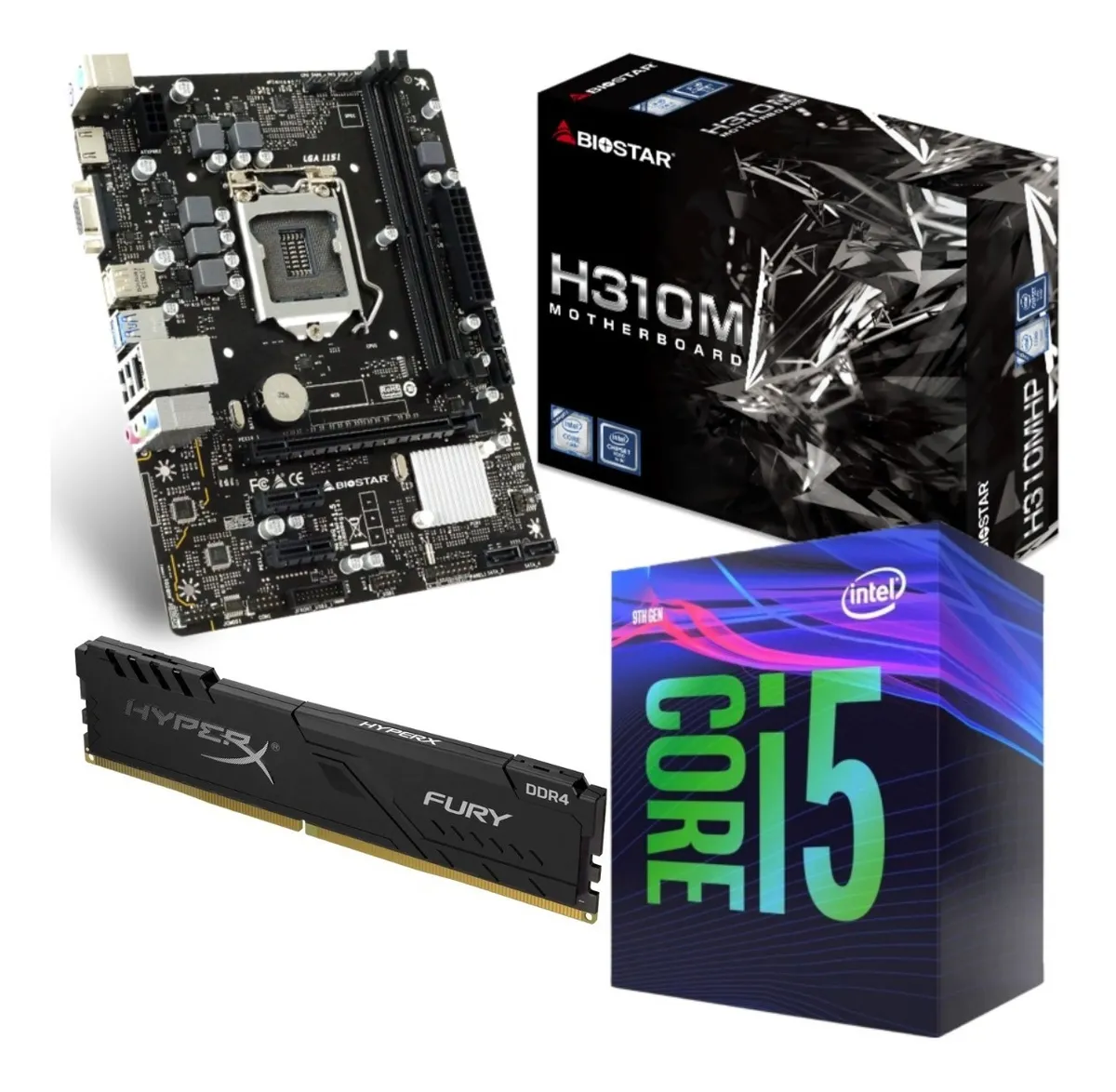 Kit Actualización Intel Core I5 Motherboard H310 + 8 Gb Ddr4