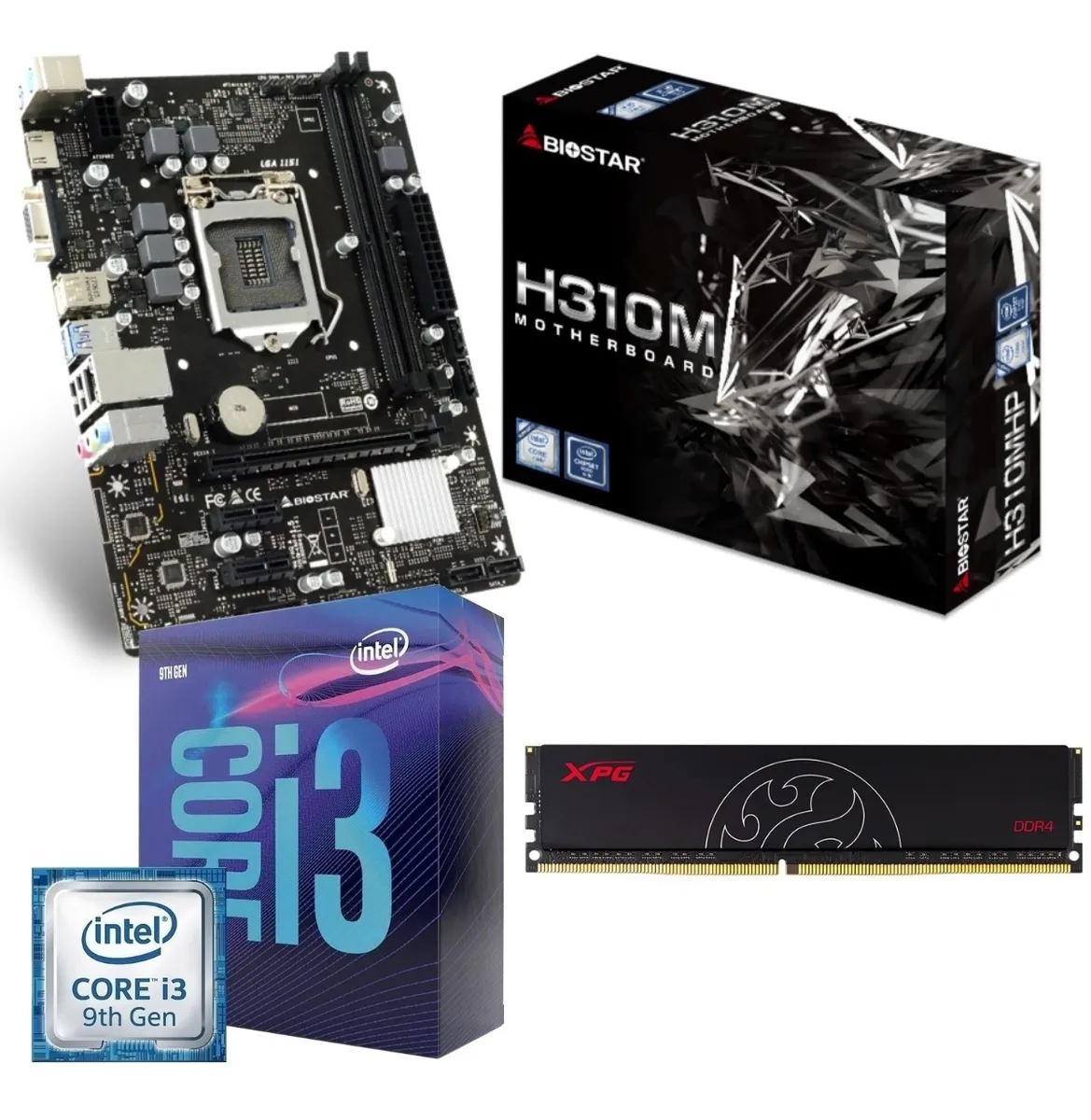 Kit Actualización Motherboard H310 Intel Core I3 8 Gb Ddr4