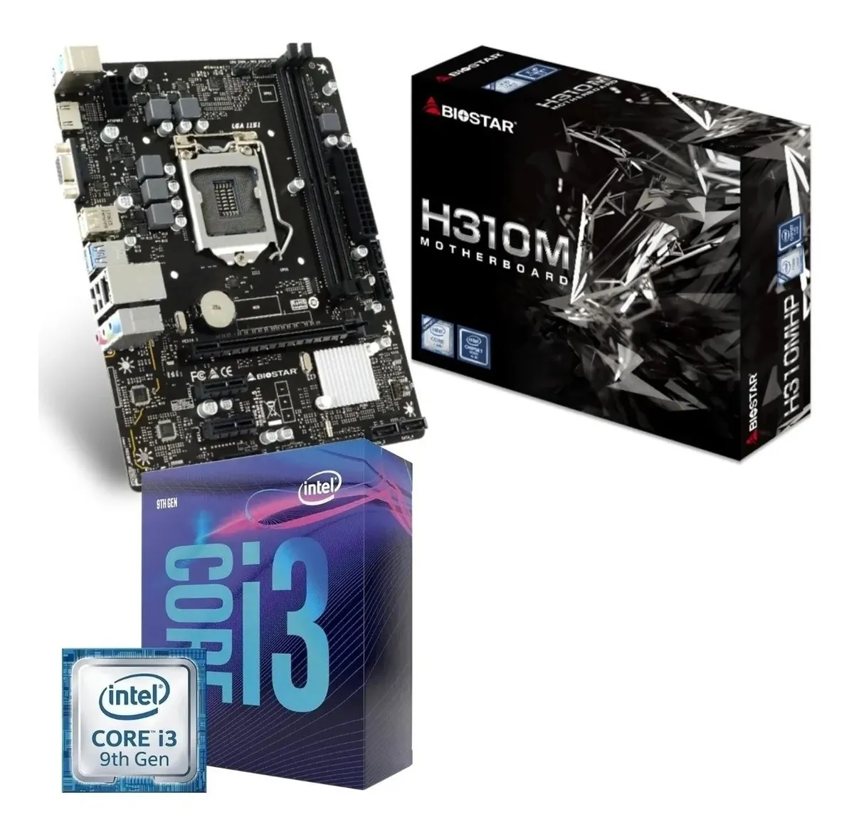 Kit Actualización Motherboard H310 Intel Core I3 Sin Ram