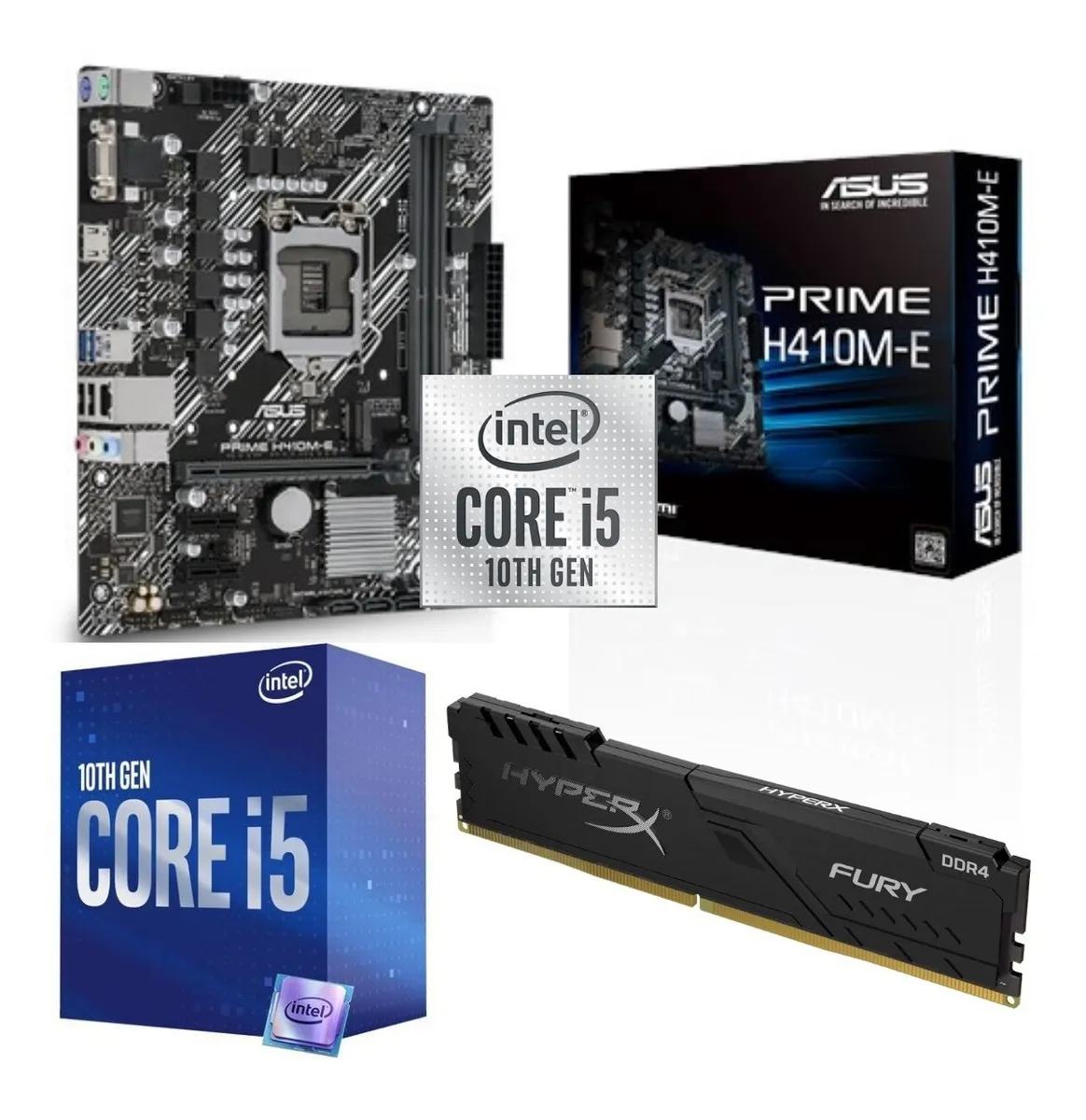 Kit De Actualización Intel Core I5 10 Gen Mother Board H410