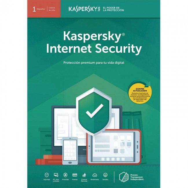 Licencia Electrónica ESD Kaspersky Internet Security / 1 Dispositivo / 1 año